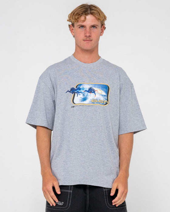 man-wearing-tidal-kombat-short-sleeve-tee-in-grey-marle