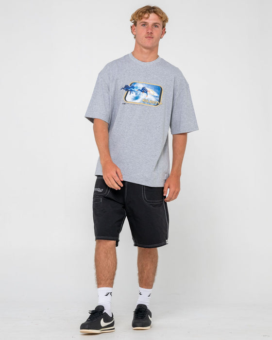 man-wearing-tidal-kombat-short-sleeve-tee-in-grey-marle