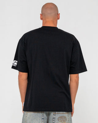 Man wearing Jetsetter Short Sleeve Tee in Black