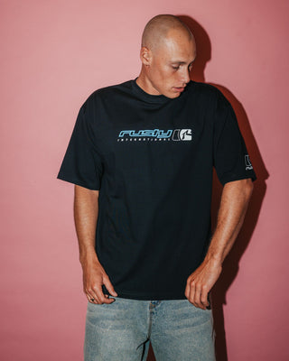 Man wearing Jetsetter Short Sleeve Tee in Black