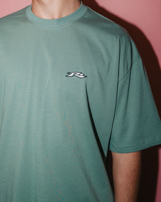 Man wearing Registered Short Sleeve Tee in Slate