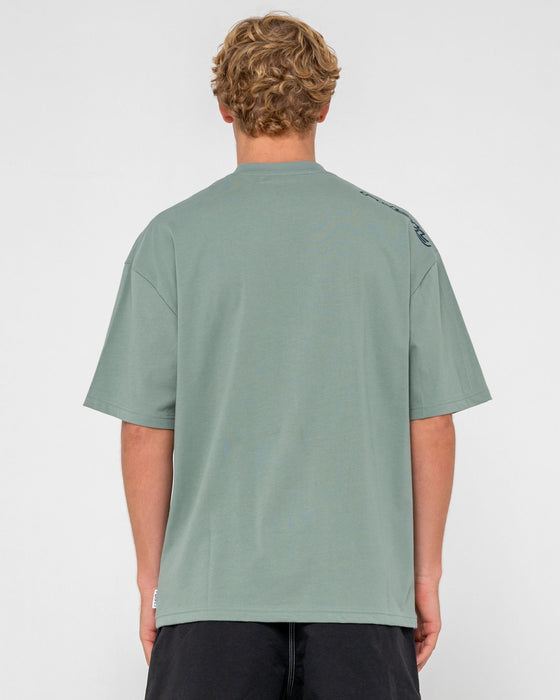 man-wearing-double-or-nothin-short-sleeve-tee-in-slate