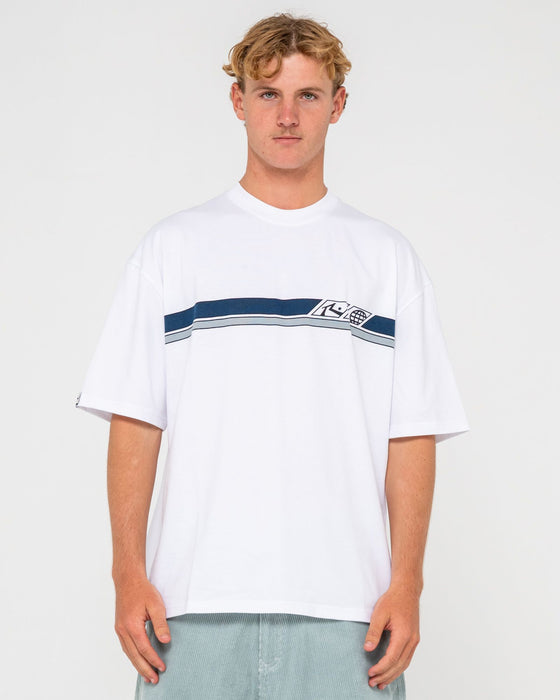 man-wearing-strike-out-short-sleeve-tee-in-white