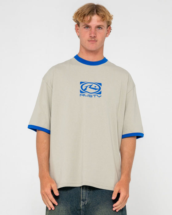 man-wearing-hyper-ringer-short-sleeve-tee-in-abbey-stone
