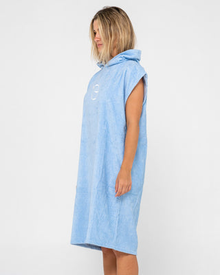 Womens Essentials Change Towel in Retro Blue