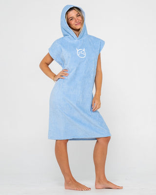 Womens Essentials Change Towel in Retro Blue
