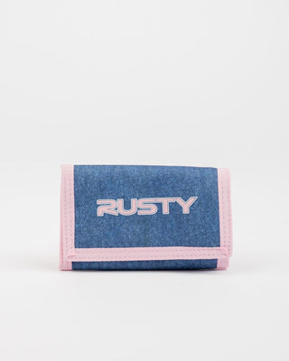 Girls Academy Tri Fold Wallet Girls in Middy Blue