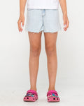 Penny Kick Flare Denim Short Girls