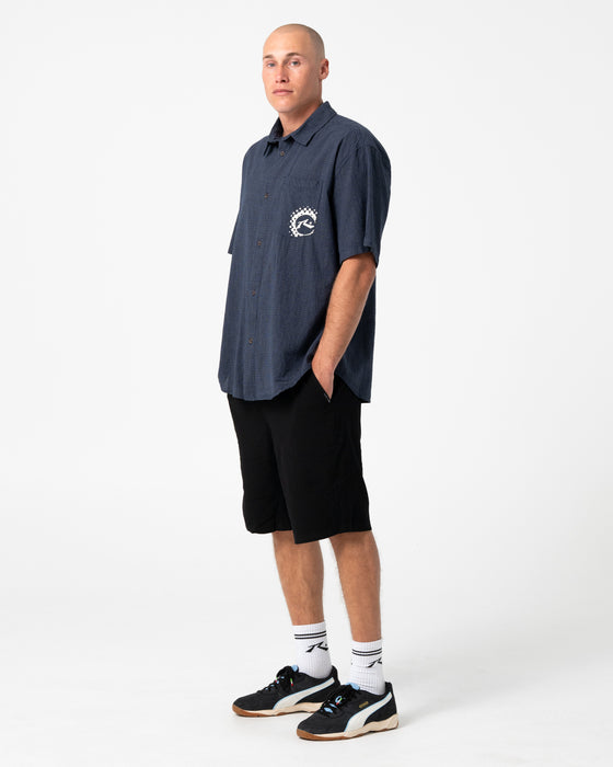 man-wearing-overtone-elastic-short-in-black