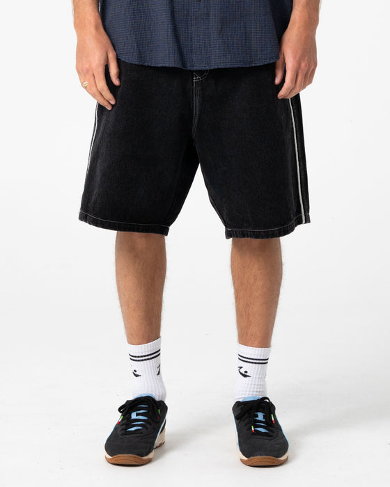 man-wearing-flip-daddy-2-0-jort-black-out-in-black-out