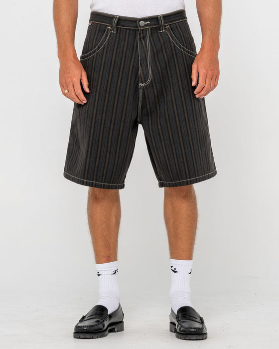 man-wearing-flip-pinstripe-jort-in-black
