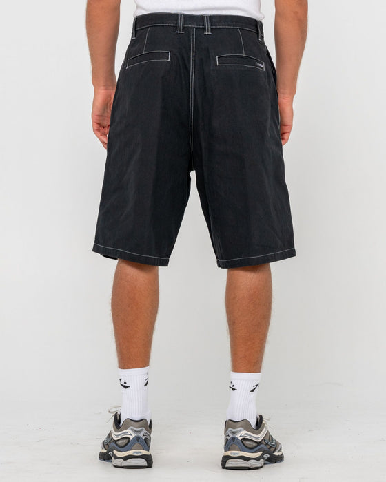 man-wearing-request-line-herringbone-short-in-black