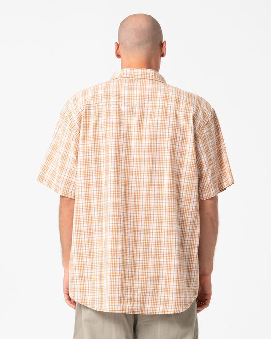 man-wearing-worldwide-curved-hem-short-sleeve-shirt-in-tobacco