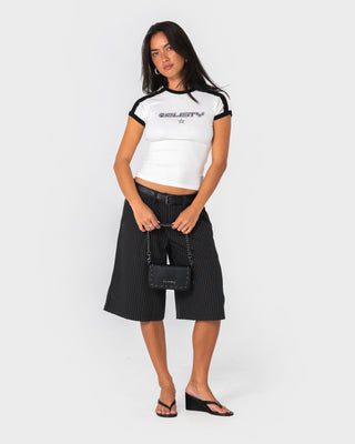 Womens Wild Saint Belt Bag in Black