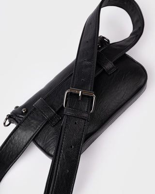 Womens Wild Saint Belt Bag in Black