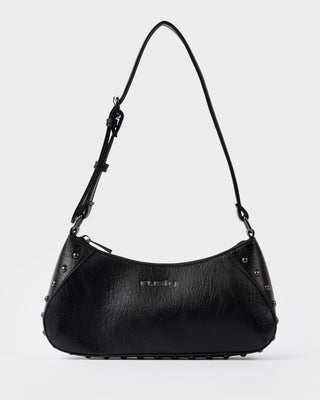 Womens Wild Saint Shoulder Bag in Black