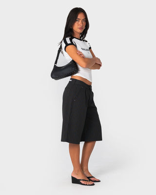 Womens Wild Saint Shoulder Bag in Black