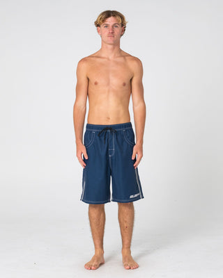 Man wearing Flip Daddy Boardshort in Navy Blue 4