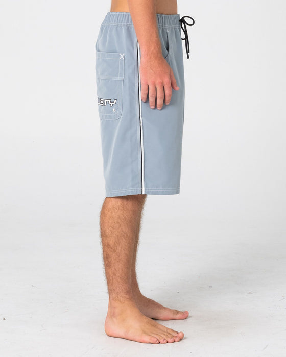 man-wearing-flip-daddy-boardshort-in-stone-grey-1