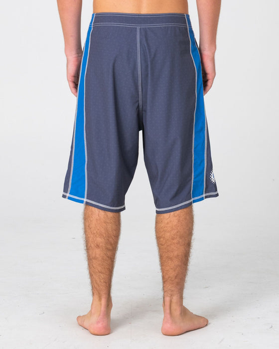 man-wearing-cybernate-fixed-waist-boardshort-in-steel