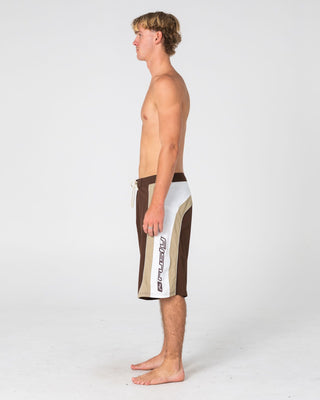 Man wearing Power-wing Fixed Waist Boardshort in Pinecone
