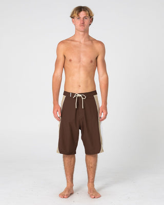Man wearing Power-wing Fixed Waist Boardshort in Pinecone