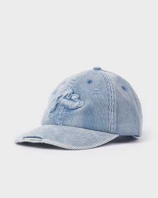 Womens Broken Signal Cord Skate Cap in Retro Blue