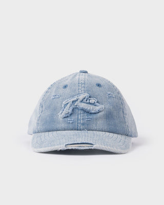 Womens Broken Signal Cord Skate Cap in Retro Blue
