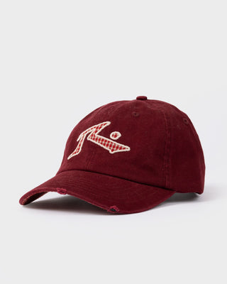 Womens Check Please Skate Cap in Cranberry