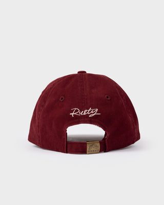 Womens Check Please Skate Cap in Cranberry