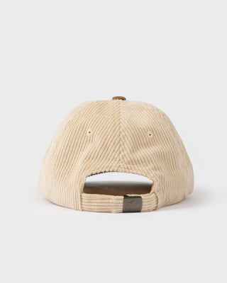 Mens Orbit Cord 6 Panel Cap in Desert Sand