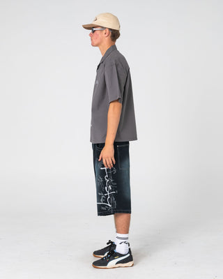 Mens Orbit Cord 6 Panel Cap in Desert Sand