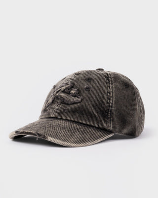 Mens Broken Signal Cord Skate Cap in Carbon