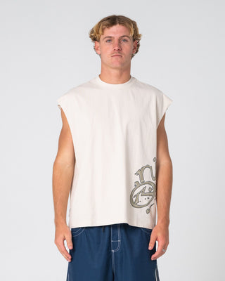 Man wearing Art Attack Muscle in Cream
