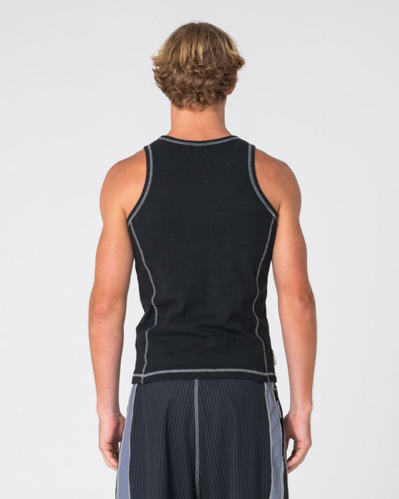 man-wearing-slack-jack-ribbed-heavy-tank-in-black