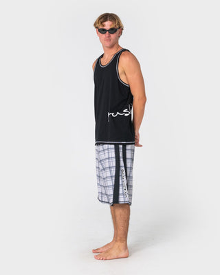 Man wearing Crisis Tank in Black