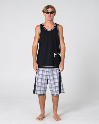 Man wearing Crisis Tank in Black