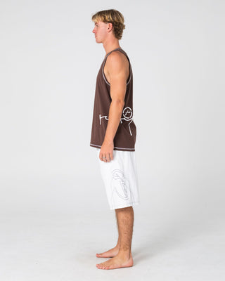 Man wearing Crisis Tank in Java