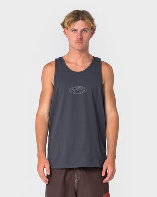 Man wearing Clarence Tank in Steel