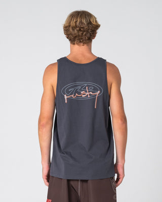 Man wearing Clarence Tank in Steel