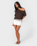 Sally Slouch Off Shoulder Tee