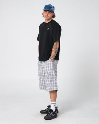 Man wearing Avalanche Short Sleeve Tee in Black