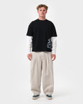 Trackside Mock Long Sleeve Tee