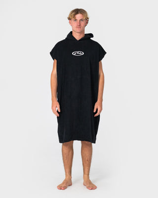 Mens Trad Change Towel in Black