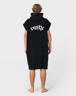 Mens Trad Change Towel in Black