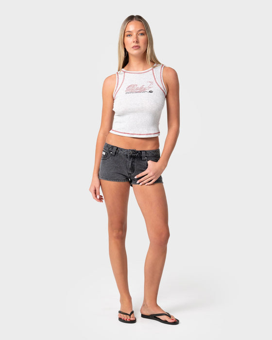 woman-wearing-punch-low-rise-micro-mini-short-in-washed-black
