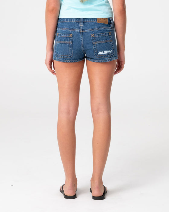 woman-wearing-flip-mommy-low-rise-micro-mini-short-2-0-in-middy-blue-blue