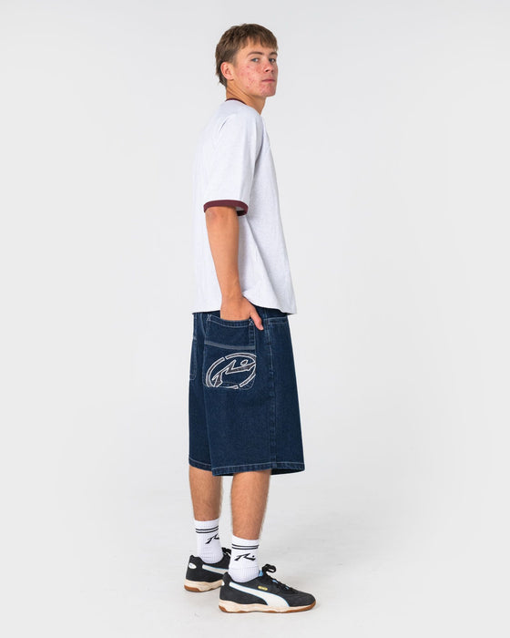 man-wearing-turbo-2-0-baggy-jort-in-indigo
