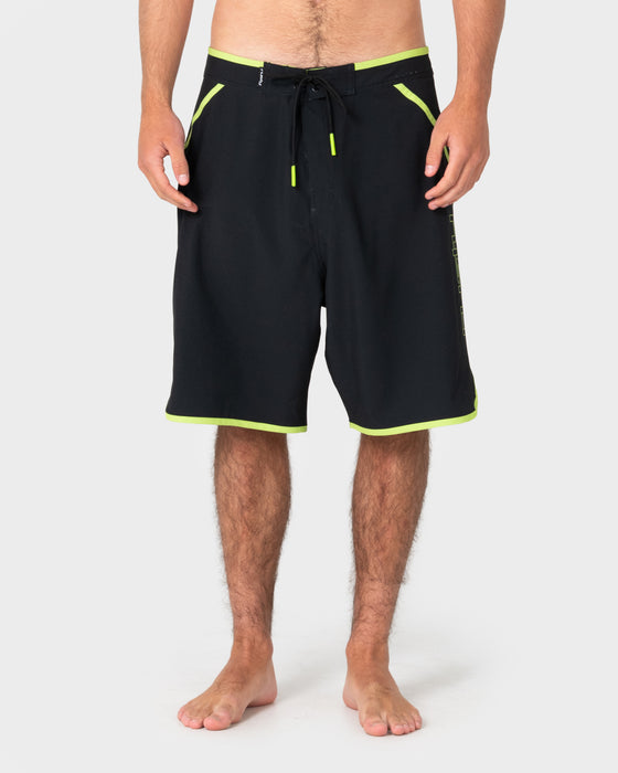 man-wearing-voltron-22-camo-boardshort-in-black