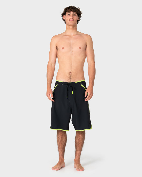 man-wearing-voltron-22-camo-boardshort-in-black